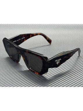 Prada Sunglasses SPR17W-F 11N-09T Thick Black Gray Asian Fit Frames 51-20-145 Prada PR 17WS 11N09T Sunglasses - US main image 4